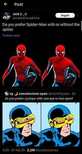 do you prefer spider-man with or without the spider