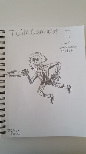 Taile Gamougg 5 Concept Art Sketch