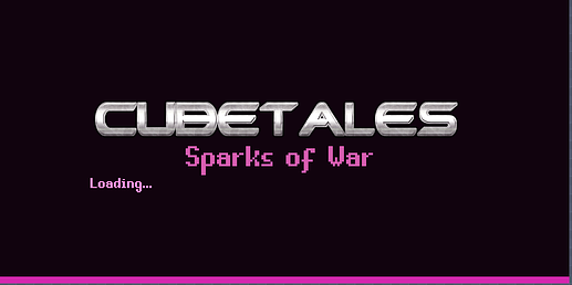 CubeTales Sparks of War loading screen 2023