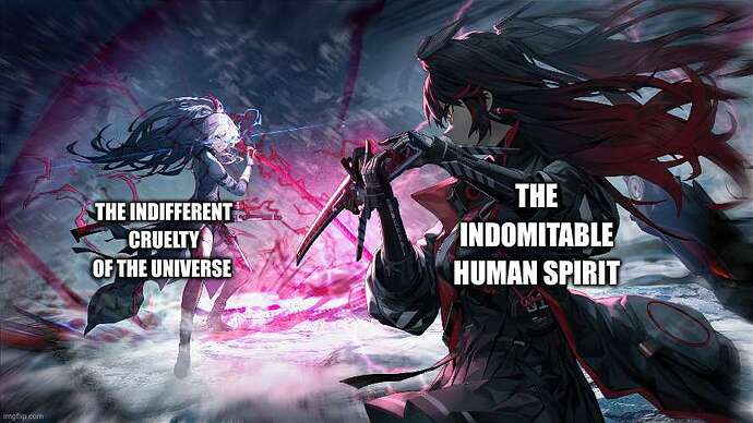 0.Motivational meme PGR Indomitable Human Spirit