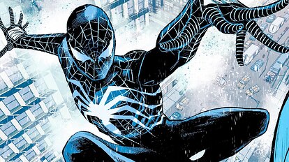 ultimate spider-man 2025 venom wallpaper black suit desktop