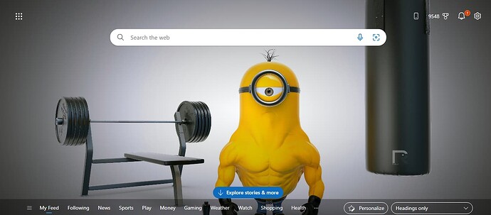 buff minion new tab