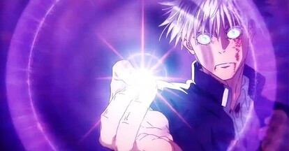 gojo hollow purple