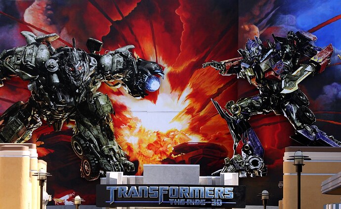 Transformers the Ride 3D wallpaper