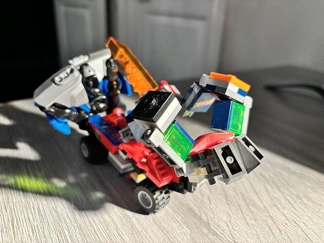 lego spider-man prime truck mode