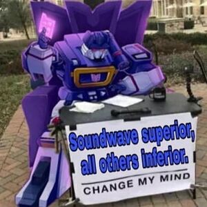 transformers soundwave superior all others inferior funny meme 2023