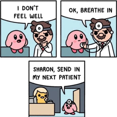 Kirby doctor meme