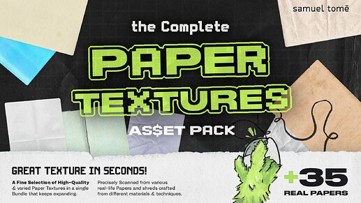 Complete Paper Textures Asset Pack - Image 2
