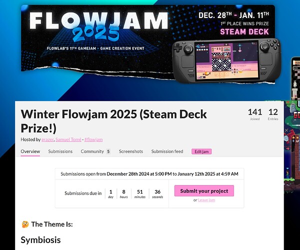 Winter Flowjam 2025 Page