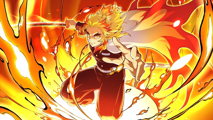 Kyojuro Rengoku Demon Slayer wallpaper