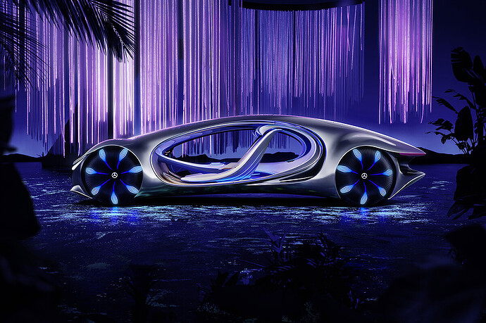 Mercedes-Benz-Vision-AVTR-Concept-Car awesome future car cool wallpaper futuristic