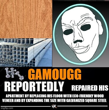 Gamougg galvanized square steel meme