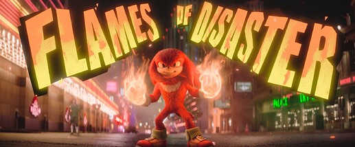 Knuckles Flames of Disaster