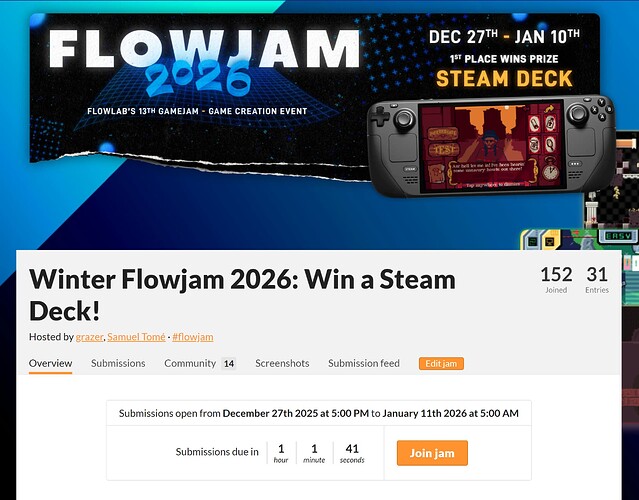 Flowjam 2026 Event Countdown