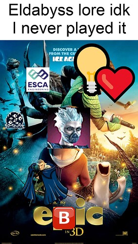 Eldabyss Epic 2013 movie parody poster meme with caption