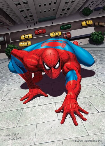 some-scott-johnson-spider-man-artwork-v0-wallpaper spider-man