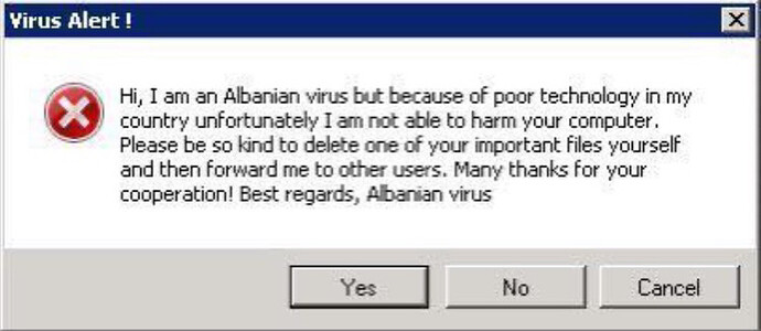 albanian virus