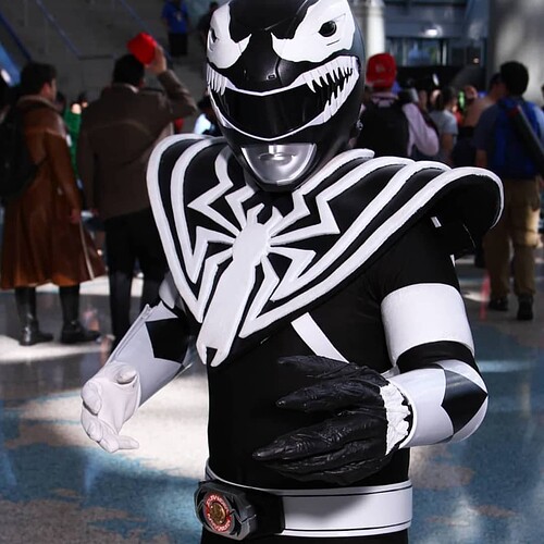 Venom/Mighty Morphin' Power Rangers mashup cosplay by Javier Angel Saucedo r/pics