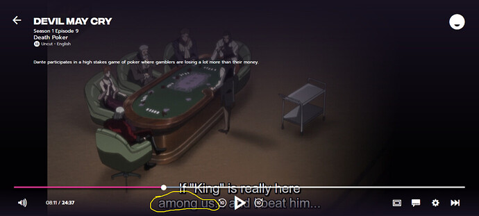 Devil May Cry Anime Sus