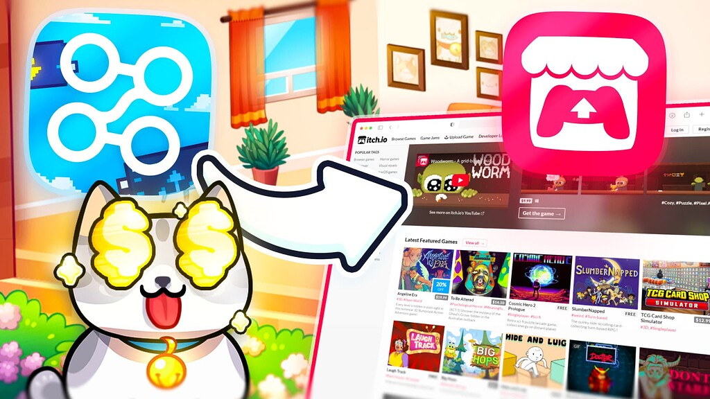 How to upload your Flowlab Games to Itchio (playable on the Web, for ...