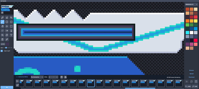 100 frames