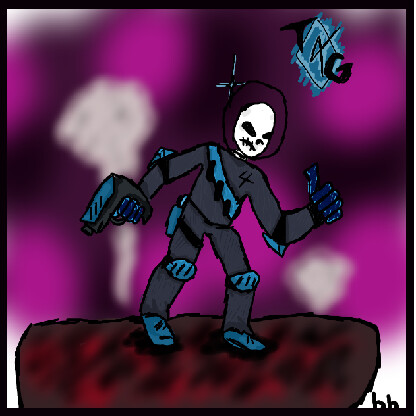 human reaper sans Minecraft Skin