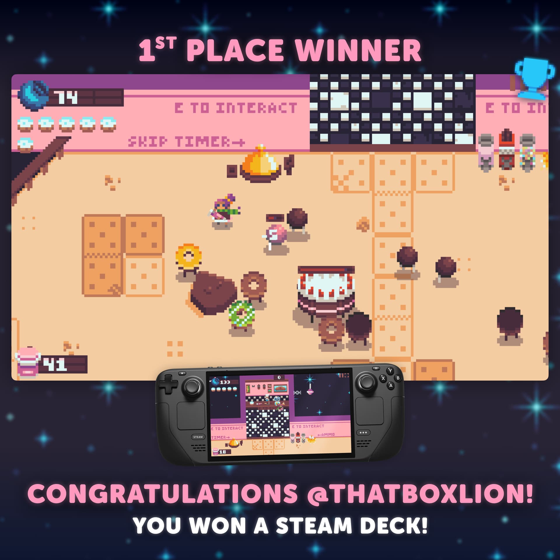 Bun's Bizzaaare Bakery Brawl!! Game by ThatBoxLion - Flowlab No Code Game Engine - Make a Game with no code
