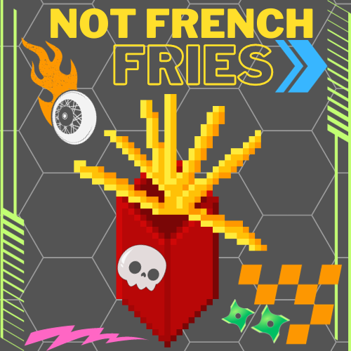 Not French Fries logo dev team rebrand Dec 2023