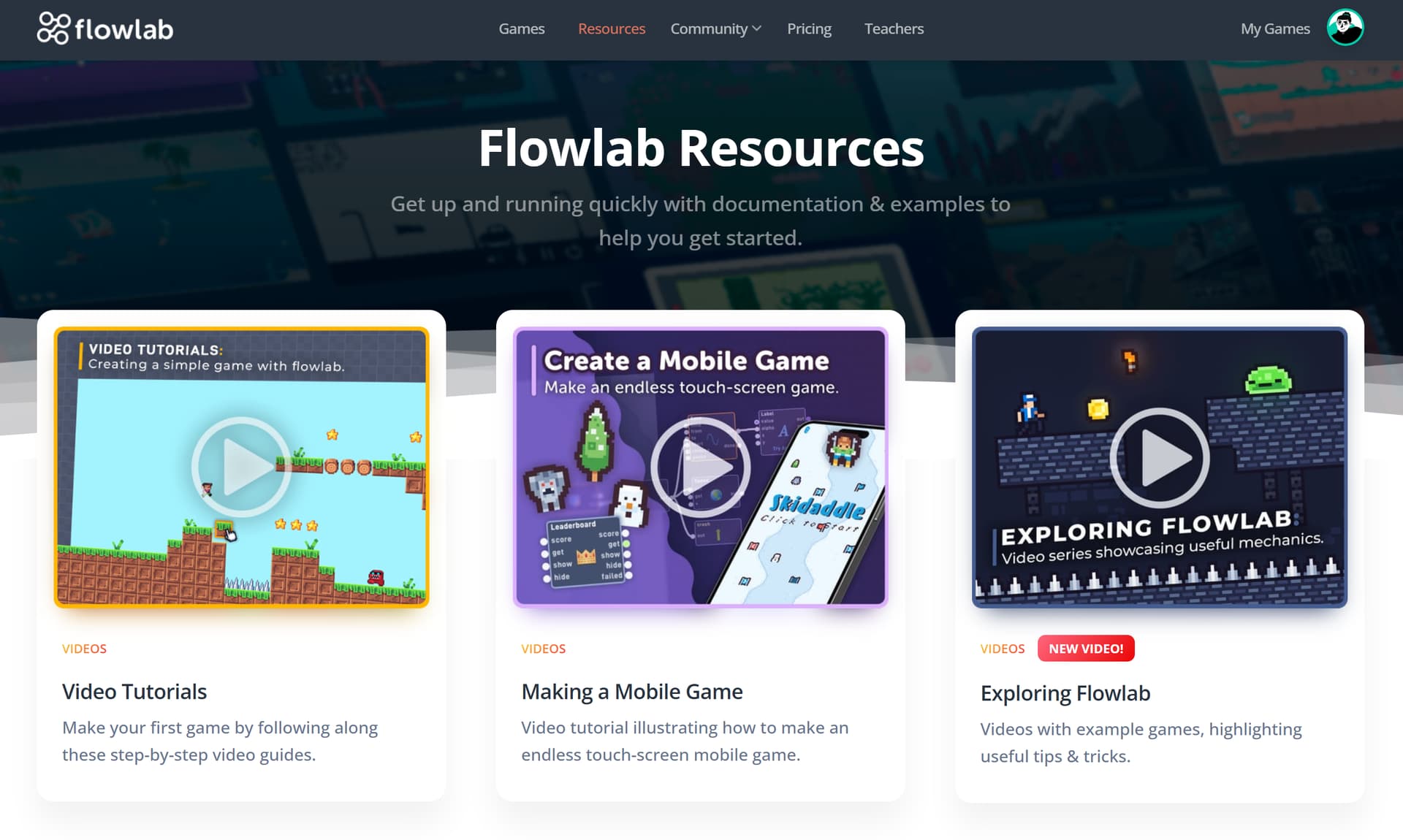 Flowlab No Code Game Engine - Make a Game with no code