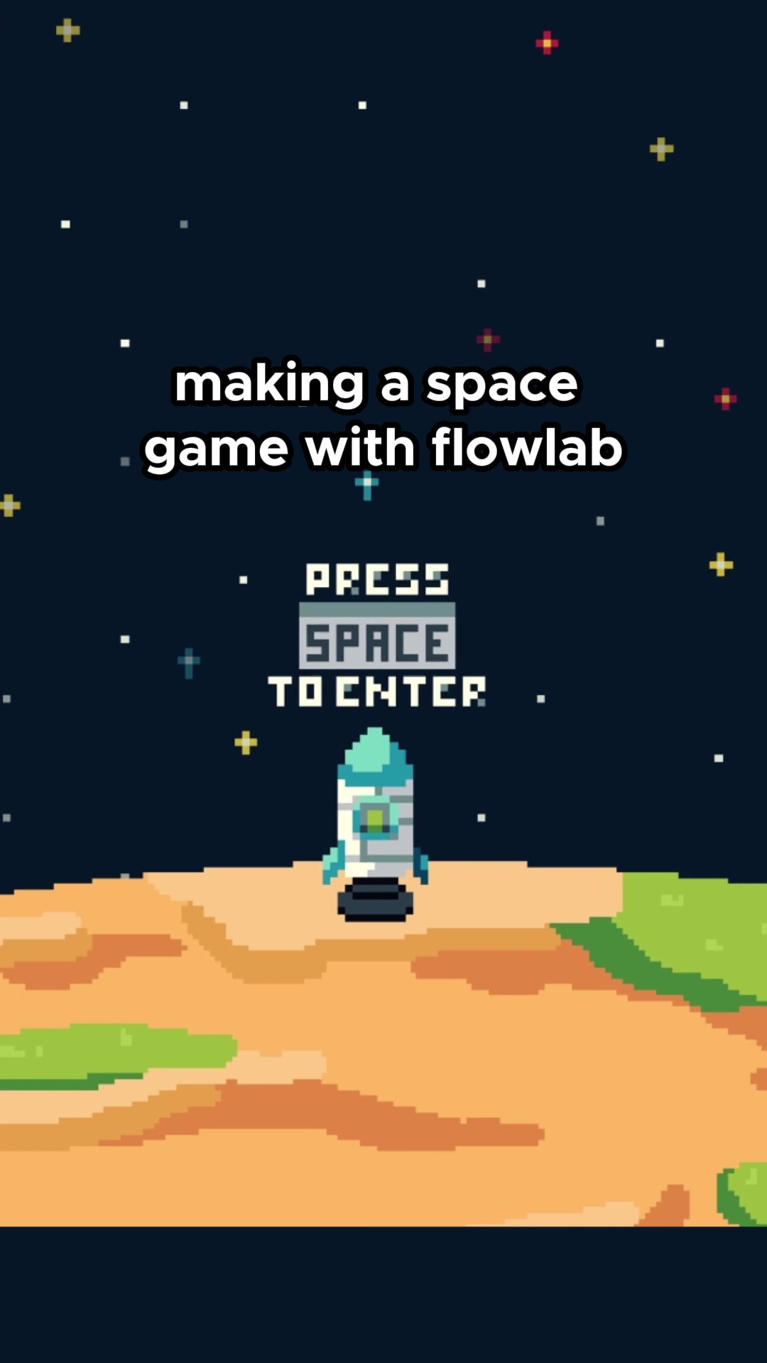 Flowlab No-code Game Engine - making a space game with Flowlab