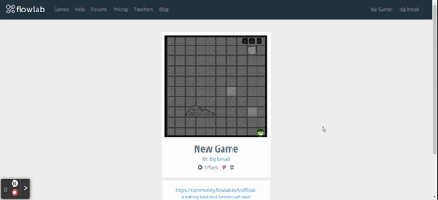Flowlab Game Creator - New Game