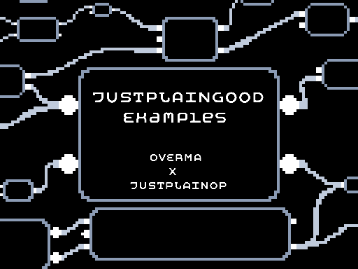 JUSTPLAINGOOD game cover concept 1 (16x12)