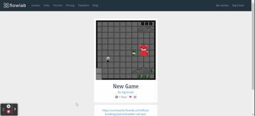 Flowlab Game Creator - New Game with den