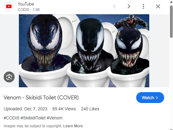 venom skibidi toilet