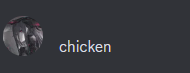 chicken discord message