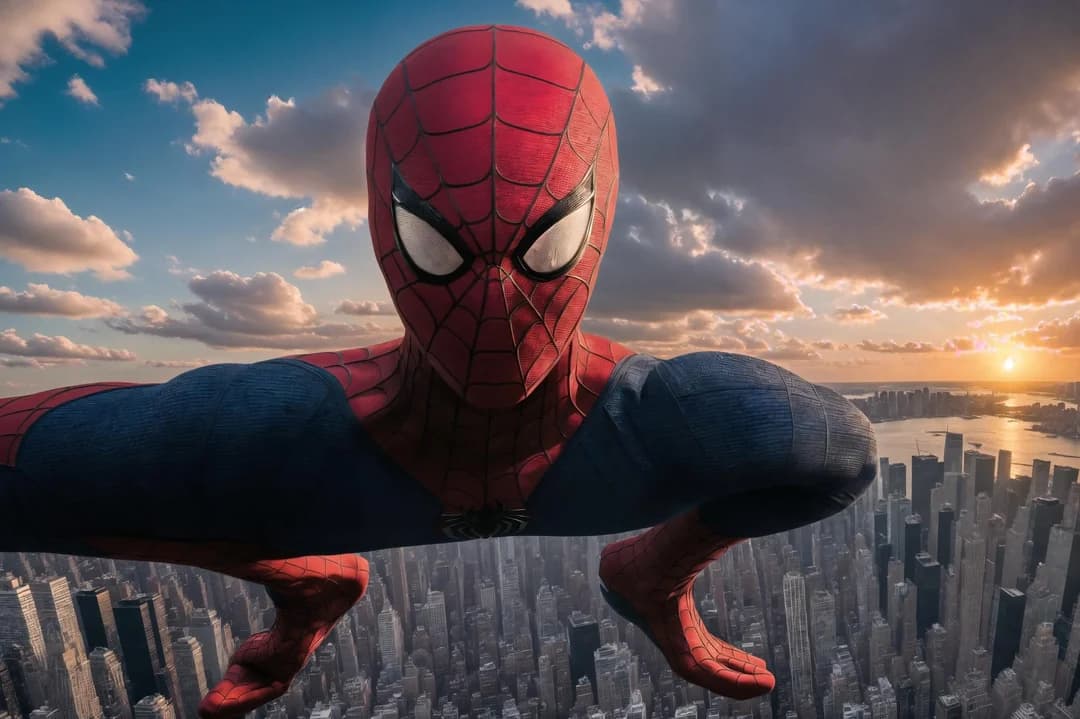 silly ai spider-man photo i found on google