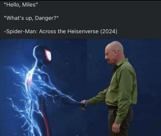 Spider-Man Across the Heisenverse dank kek funny meme made in 2023 for a fictional 2024 movie