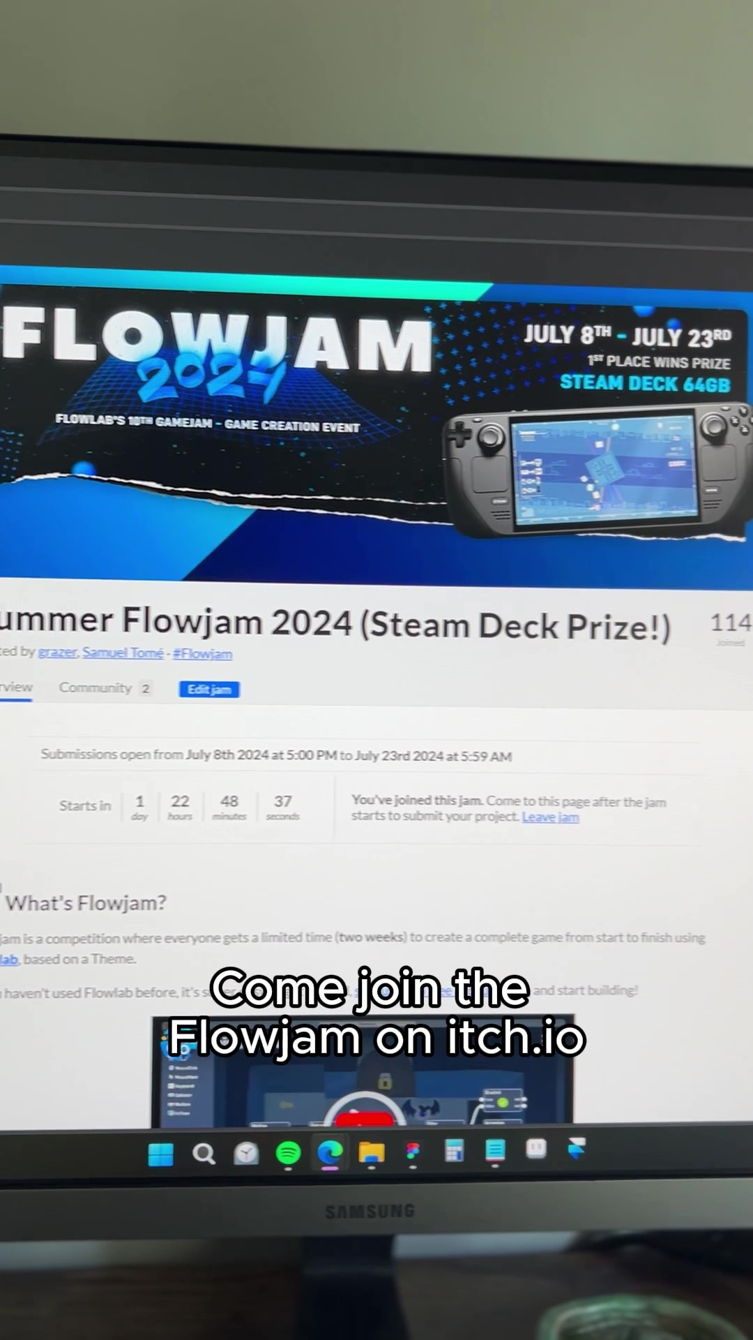 Summer Flowjam 2024 - Flowlab No Code Game Engine - Make a Game with no code