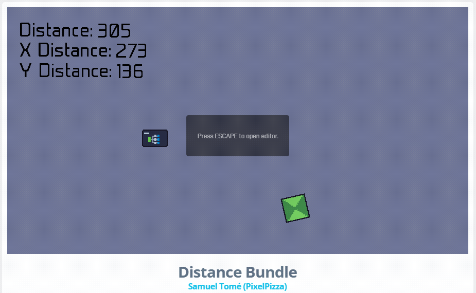 Distance Bundle - Samuel Tomé Designer & Game Developer