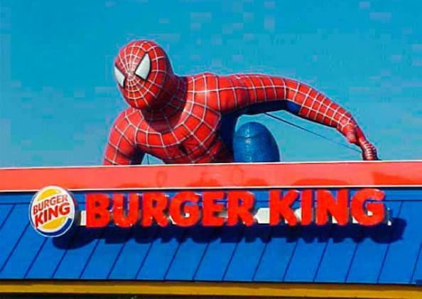 Spider-Man 2 Burger King inflatable