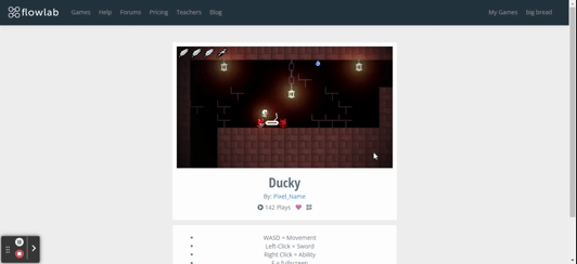 Flowlab Game Creator - Ducky